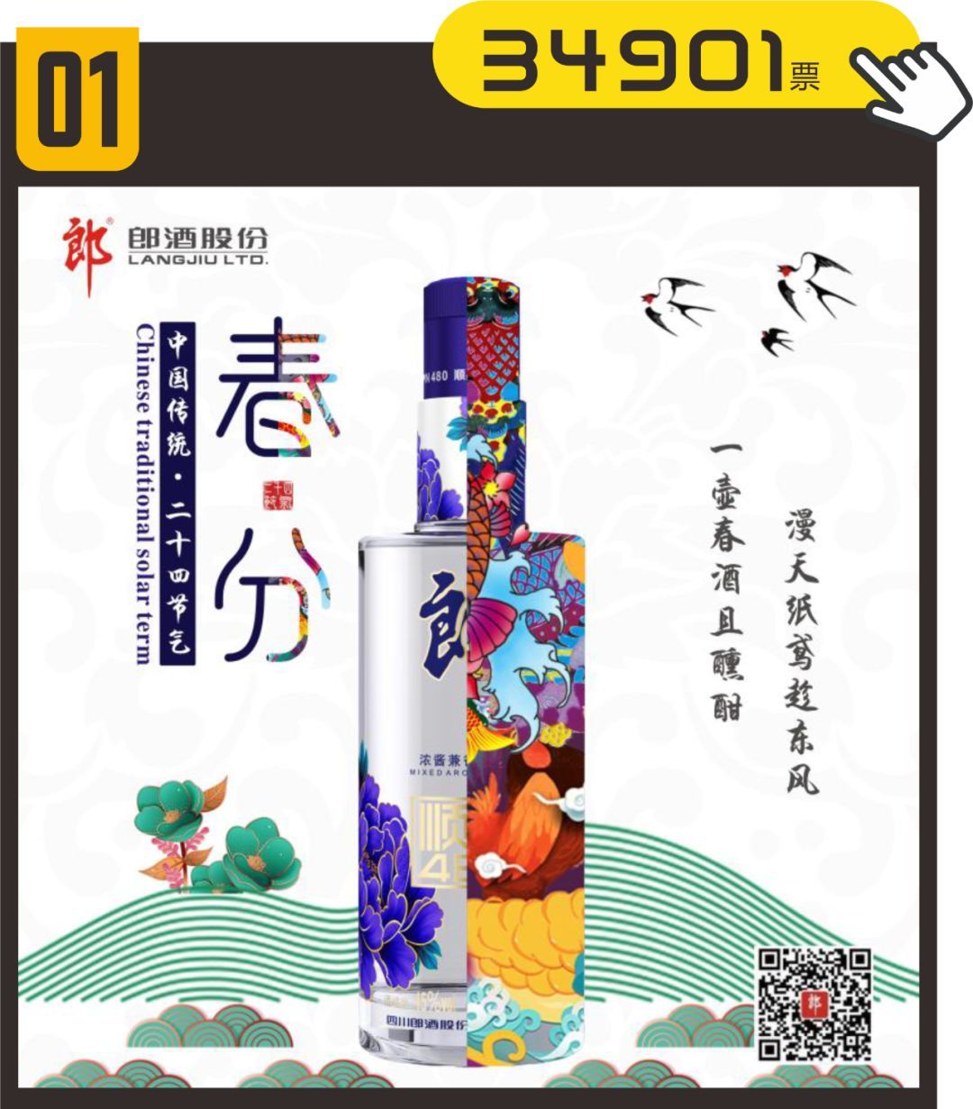 第一名 79號 陳柏竺 『春去疫，酒滿人團(tuán)圓』